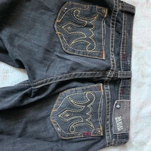 Black miss me straight jeans